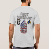 Erster Offizier der 101. Im Flugzeug Abteilung T-Shirt (Rückseite)