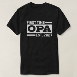 Erster Opa seit 2027 Geschenk für Männer Neuer Opa T-Shirt