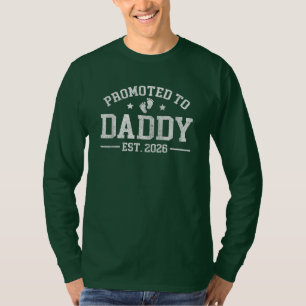 Erster Papa 2026 Papa zum Papa befördert seit 2026 T-Shirt