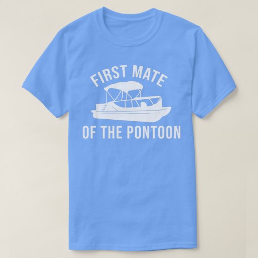 Erster Partner des Pontoon Boat Lover Bootspenders T-Shirt (Design vorne)