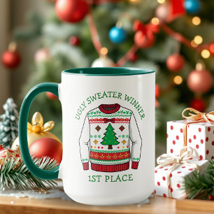 Erster Platz Hässlicher-Schwester-Gewinner Weihnac Tasse