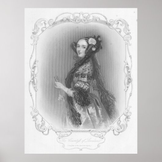 Erster Programmierer: Ada Lovelace Poster (Vorne)