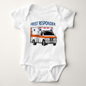 Erster Responder Baby Strampler (Vorderseite)
