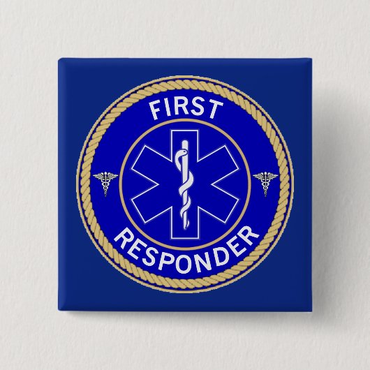 Erster Responder Button (Vorderseite)