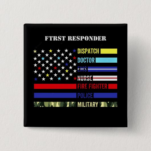 Erster Responder Button (Vorderseite)