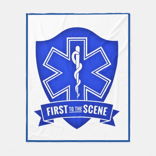 Erster Responder Fleecedecke (Vorderseite)
