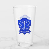 Erster Responder Glas (Rückseite)