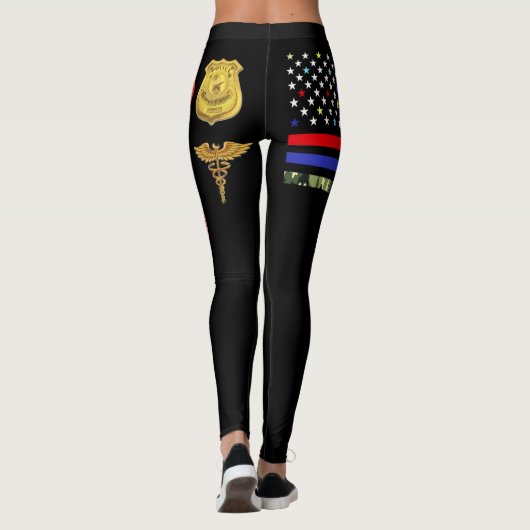 Erster Responder Leggings (Rückseite)