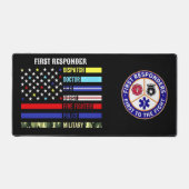 Erster Responder Schreibtischunterlage (Vorderseite)
