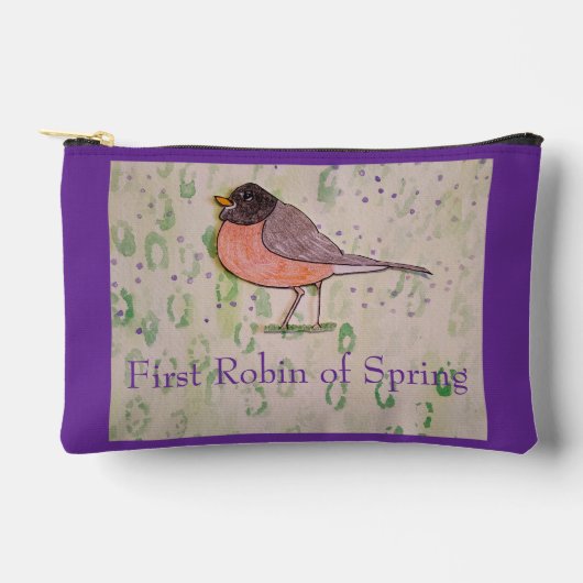 Erster Robin of Spring Zubehörtasche (Vorderseite)