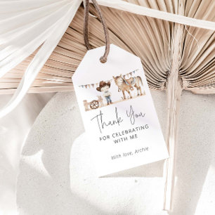 Erster Rodeo 1. Geburtstag Vielen Dank Geschenkanhänger