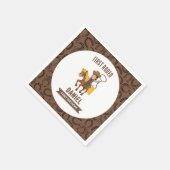 Erster Rodeo Cowboy 1. Geburtstag Serviette (Ecke)