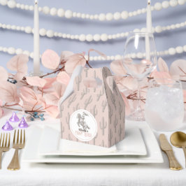 Erster Rodeo Cowgirl Western Pink 1. Geburtstag Geschenkschachtel