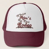 Erster Rodeo-Hut Truckerkappe (Vorderseite)