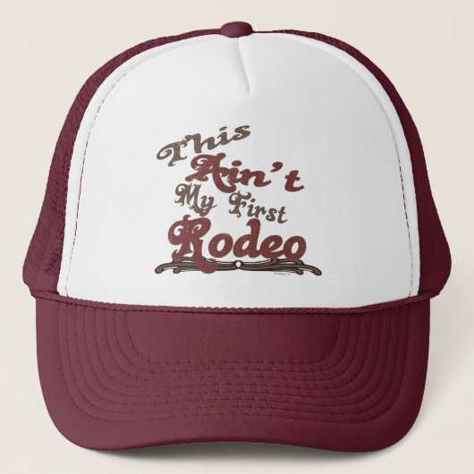 Erster Rodeo-Hut Truckerkappe (Vorderseite)