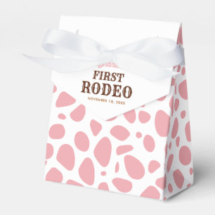 Erster Rodeo Pink Wild West Girl 1. Geburtstag Geschenkschachtel