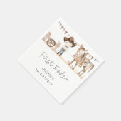 Erster Rodeo Western 1. Geburtstag Serviette (Ecke)