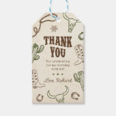 Erster Rodeo Western Junge 1. Geburtstag Geschenkanhänger (Vorderseite)