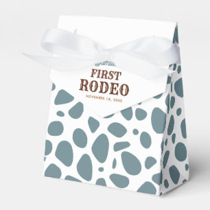 Erster Rodeo Wild West Boy Blue Erster Geburtstag Geschenkschachtel
