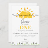 Erster Rundgang durch das sonnige 1. Party Einladung (Vorne/Hinten)