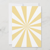 Erster Rundgang durch das sonnige Foto Einladung (Rückseite)