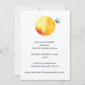 Erster Rundgang durch die Sonne Einladung (Vorderseite)