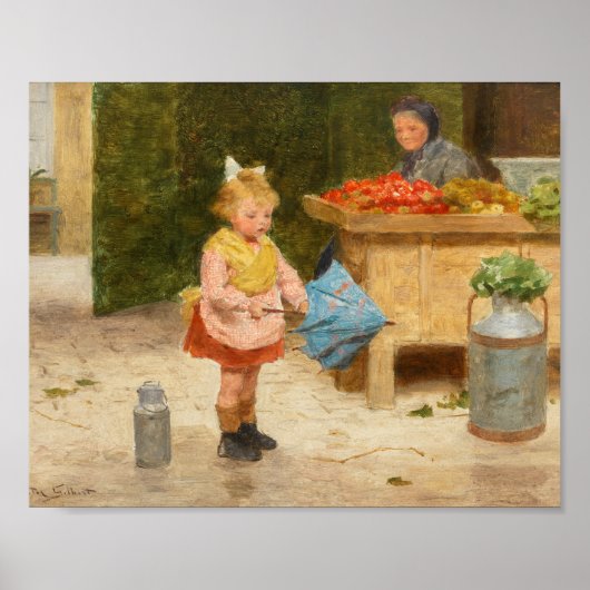 Erster Schirm | Victor Gabriel Gilbert Poster (Vorne)