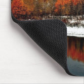 ERSTER SCHNEE AN GROSSARTIGEM TETON MOUSEPAD (Ecke)