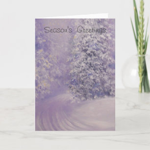 ERSTER SCHNEE, CHRISTMAS-KARTE FEIERTAGSKARTE