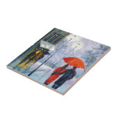 Erster Schnee in Paris Fliese (Seite)