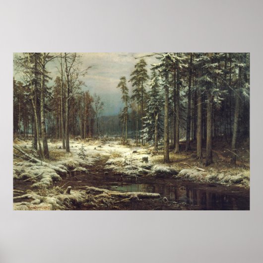 Erster Schnee Poster (Vorne)