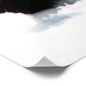 erster Schnee Poster (Ecke)