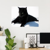 erster Schnee Poster (Heimbüro)