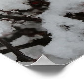 erster Schnee Poster (Ecke)