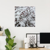 erster Schnee Poster (Heimbüro)