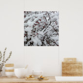 erster Schnee Poster (Küche)