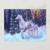 Erster Schnee Postkarte (Vorderseite)