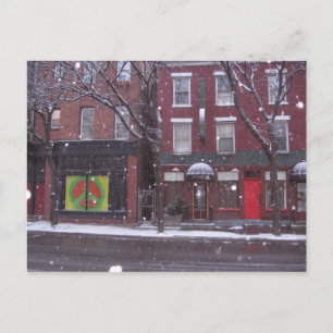 erster Schnee Postkarte