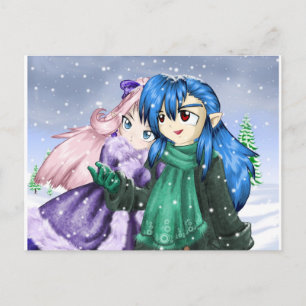 Erster Schnee Postkarte