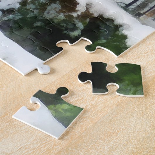 Erster Schnee Puzzle (Seite)