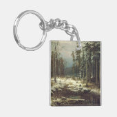 Erster Schnee Schlüsselanhänger (Vorderseite links)