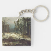 Erster Schnee Schlüsselanhänger (Rückseite)