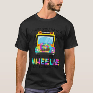 Erster Schulbusfahrtag zurück zum Schulbus T-Shirt