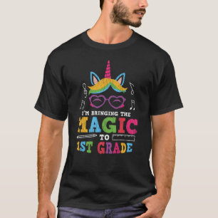 Erster Schullehrer Kid Squad Magic Unicorn T-Shirt