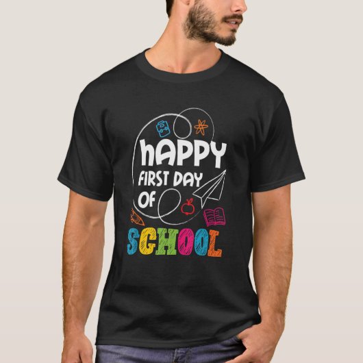 Erster Schullehrertag Kindergarten L T-Shirt (Vorderseite)