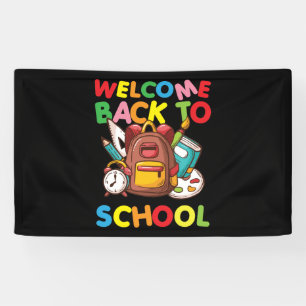 Erster Schullehrertag Willkommen zurück zur Schul Banner