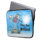 Erster Schultag | 13" Laptopschutzhülle (Vorderseite Links)