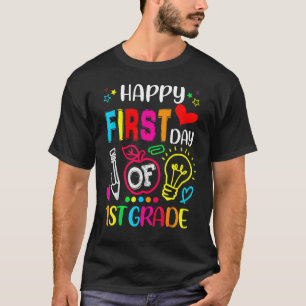Erster Schultag 1. Klasse Lehrer zurück bis zum Sc T-Shirt