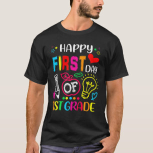 Erster Schultag 1. Klasse Lehrer Zurück T T-Shirt