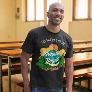 Erster Schultag 2. Klasse Lehrer Dankeschön T-Shirt